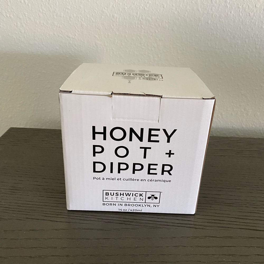 HONEY POT WITH DIPPER
